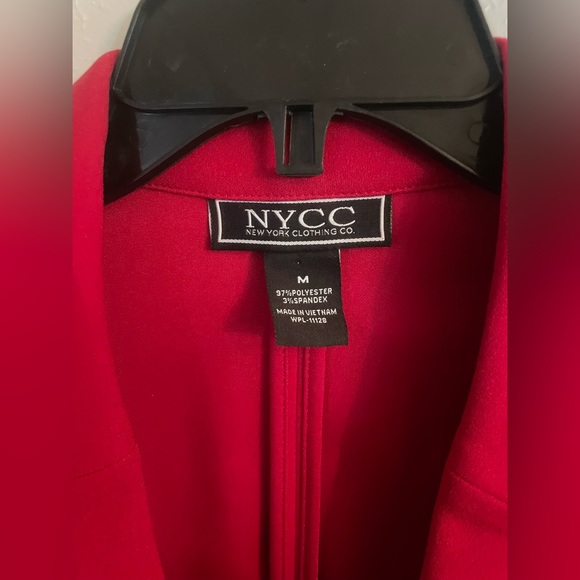 Red Blazer Size Medium NYCC - Picture 3 of 3